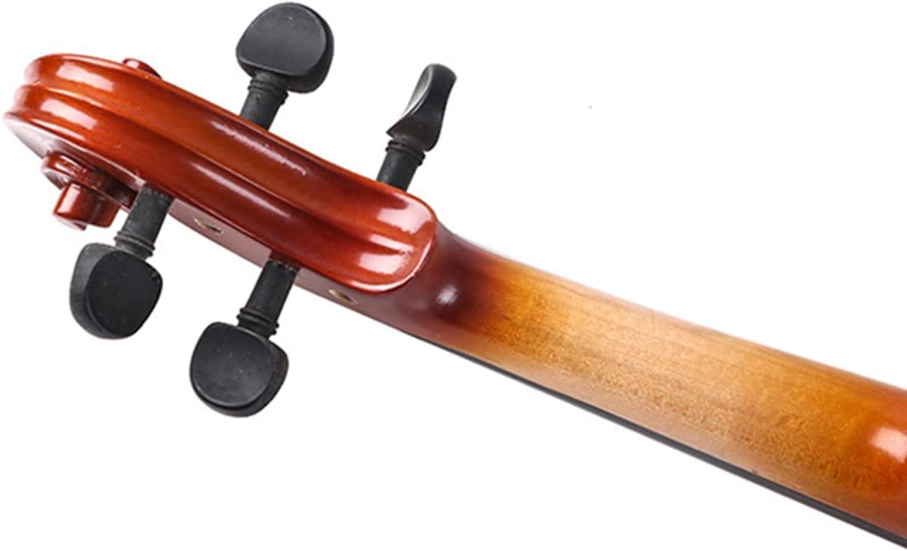 TYUAN solid wood violin 4/4 adult with polished pegs and smooth neck for musicians