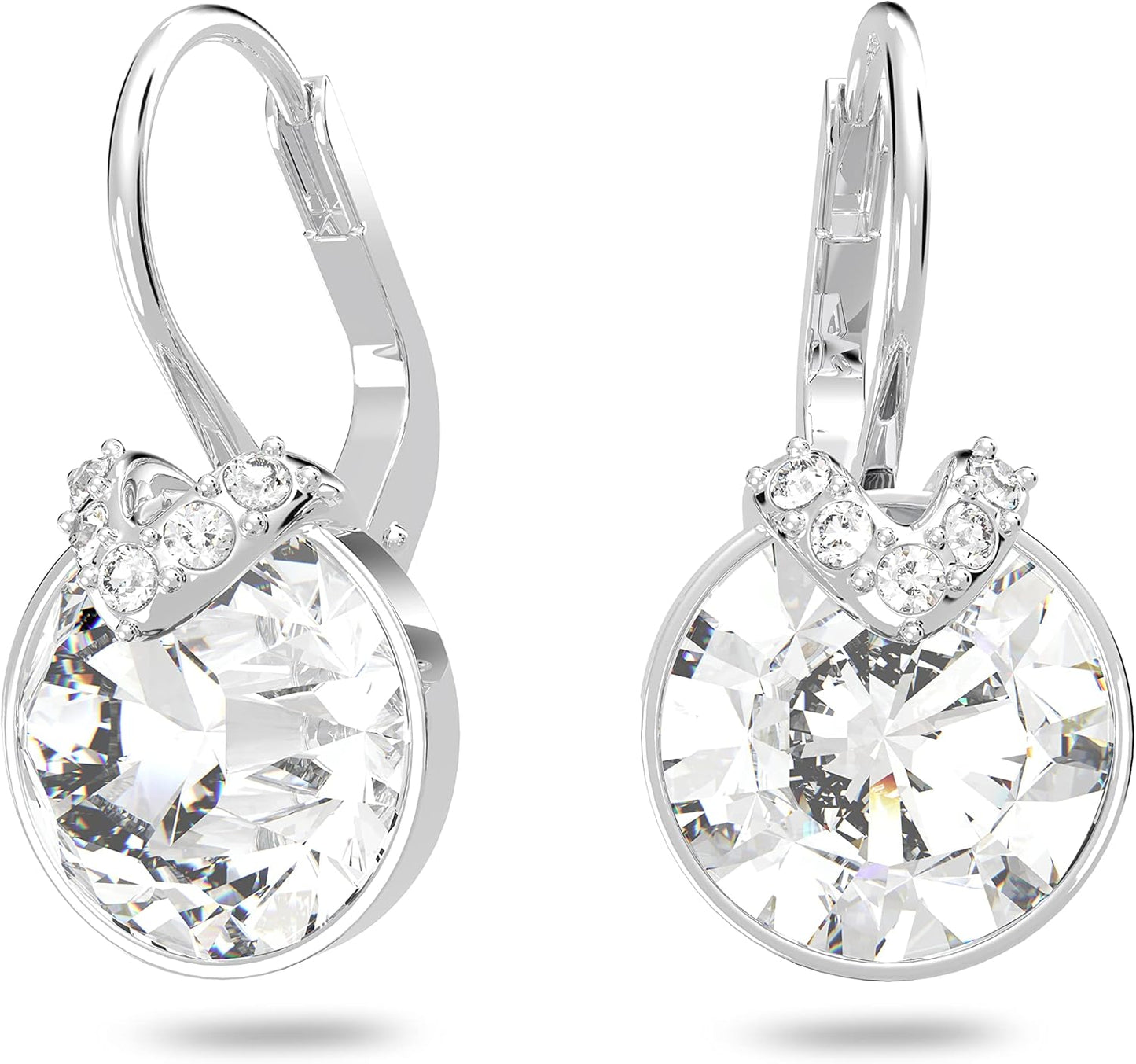Elegant Swarovski Bella earrings with heart design and sparkling crystals for any occasion