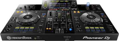 Pioneer DJ XDJ-RR controller with dual jog wheels and multiple controls for professional DJs
