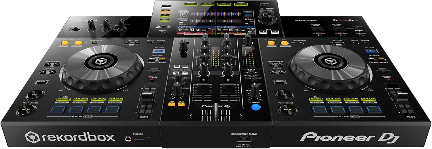 Pioneer DJ XDJ-RR controller featuring dual jog wheels and an intuitive layout for professional DJs