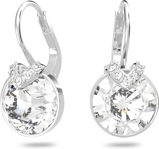 Elegant Swarovski Bella earrings with heart design and sparkling crystals for any occasion